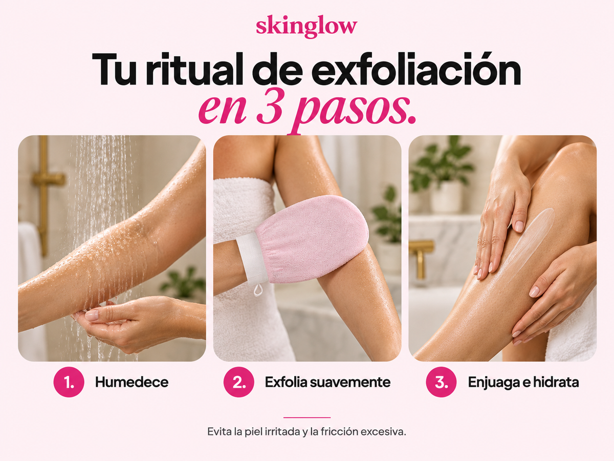 Guante de exfoliación profunda