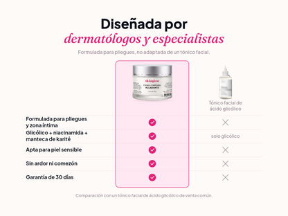 Crema Aclarante para zonas íntimas Skinglow