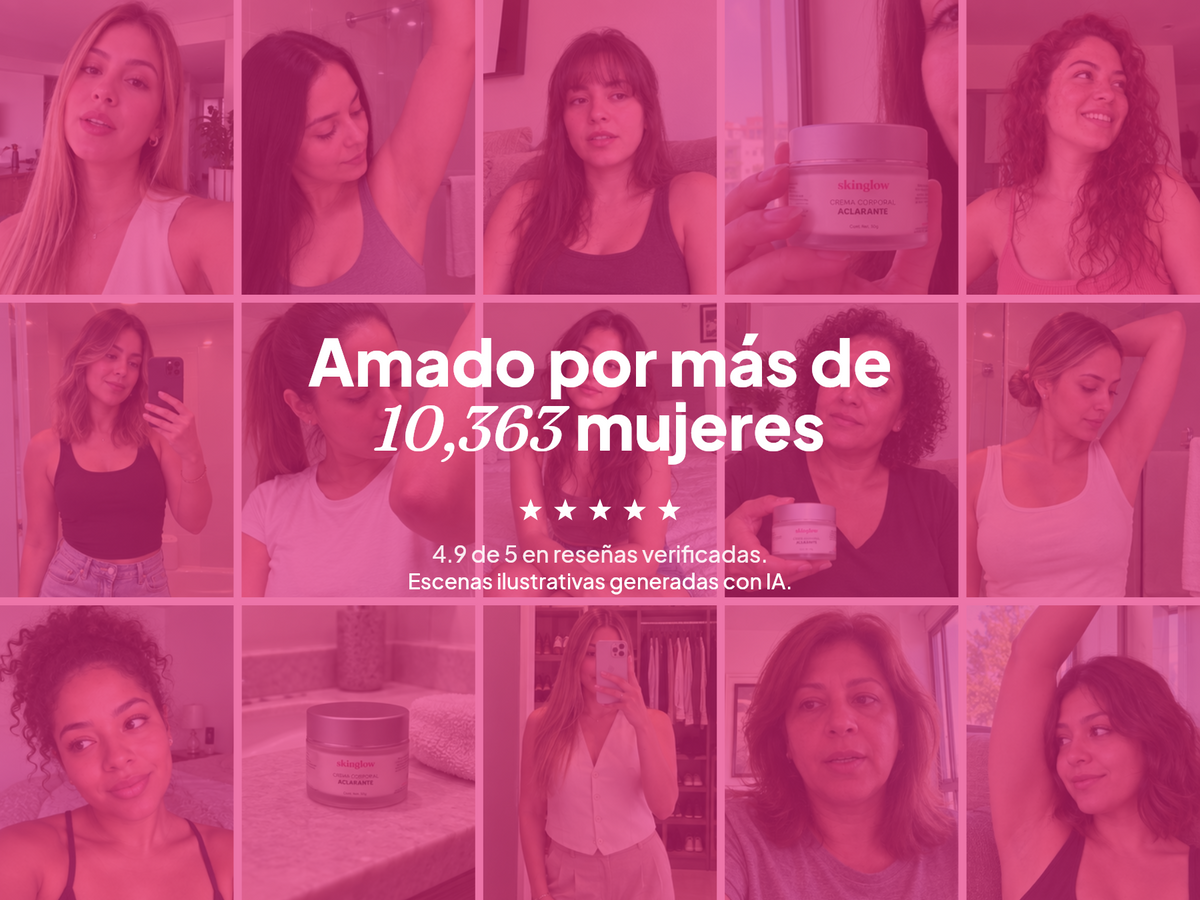 Crema Aclarante para zonas íntimas Skinglow