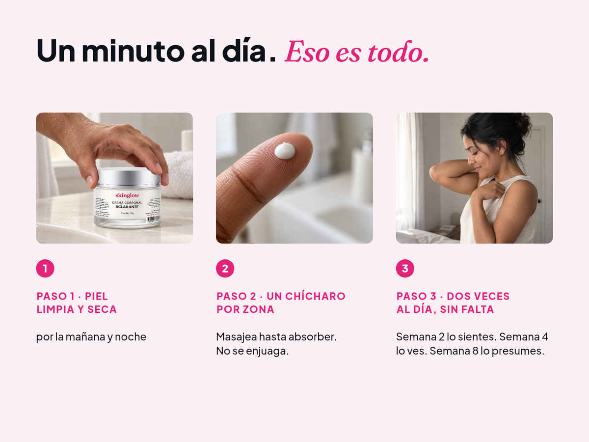 Crema Aclarante para zonas íntimas Skinglow